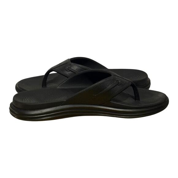 Sperry Black EVA Flip Flop Women's Size 8 Water Friendly Casual Comfort Sandals - Picture 7 of 8